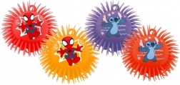 Flauschiger Gummiball 230 mm – SPIDEY und STITCH (Motiv-Mix)