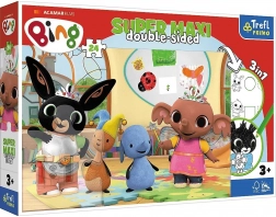Puzzle Super Maxi beidseitig Bing und Freunde