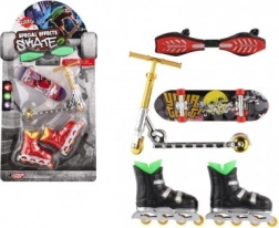 Finger-Set Skateboard, Waveboard, Inlineskates und Tretroller – Kunststoff, Mix-Varianten