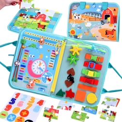 Montessori Sinnesbuch mit Aktivitäten für Kinder