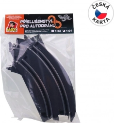 Ersatzteile für Autorennbahn 1:64 - 4 Stück