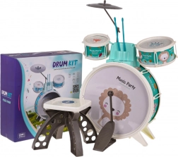 Kinder-Schlagzeug-Set mit Löwenmotiv