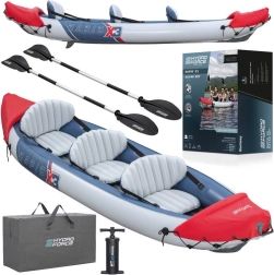 Aufblasbares Kajak BESTWAY Hydro-Force Rapid X3 für 3 Personen mit Paddeln und Pumpe