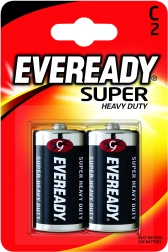 Energizer Eveready Super Heavy Duty Batterien C (R14) 1,5 V – 2 Stk.