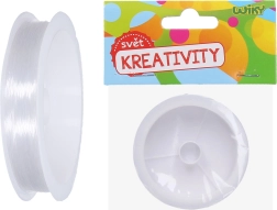 Transparentes Nylonfädeldraht für Perlen 0,3 mm, 55 m