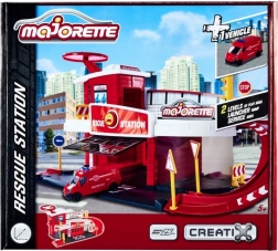 Garage Majorette Creatix Rettungsstation mit Fahrzeug