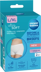Canpol babies Schwangerschafts- und Wochenbett-Slips 2in1 L/XL – 2 Stück