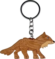 Großer Fuchs‑Schlüsselanhänger aus Holz – 2Kids Toys