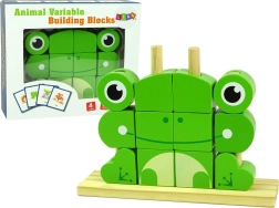 Kreatives 3D-Holzpuzzle Frosch