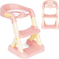 Kinder-WC-Sitz mit Treppe rosa ECOTOYS