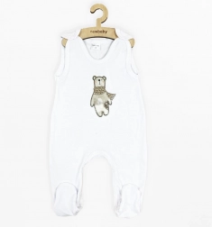 Baby-Baumwollstrampler NEW BABY Polar Bear 68 (4–6 Monate)