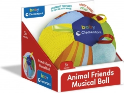 BABY CLEMENTONI weicher Musikball mit Tiergeräuschen (Ø 15 cm)
