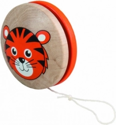 Detoa Holz-Jojo Tigerchen orange