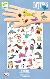 Temporäre Tattoos süße Monster DJECO