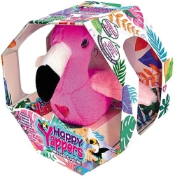 Interaktiver Plüsch-Flamingo Happy Yappers – sprechendes und bewegliches USB-Spielzeug