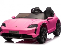 Elektrisches Kinderauto Porsche Taycan Turbo S – rosa