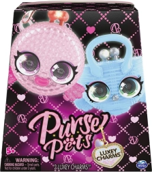 Purse Pets Taschenanhänger 2‑Pack – luxuriöse Tier‑Charms mit beweglichen Augen