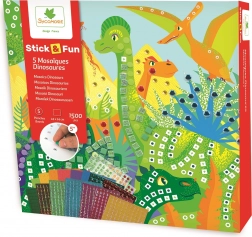 Stick & Fun - Mozaika der Welt der Dinosaurier