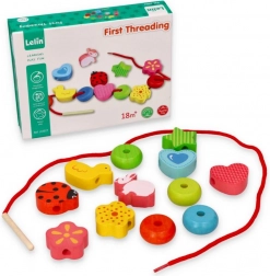 Perlen zum Auffädeln für kleine Kinder