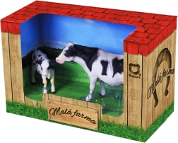 Figurenset Kuh und Kalb 2 Stk – MOJE MALÁ FARMA