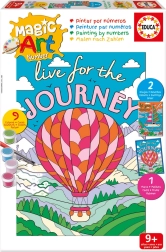 Educa Malen nach Zahlen – Schiff und Heißluftballon