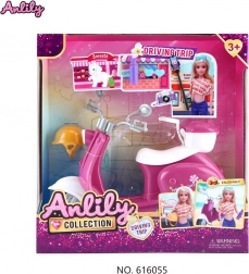 Roller mit Zubehör für Puppen