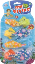 Tauchfische für den Pool – Set mit 4 Stück