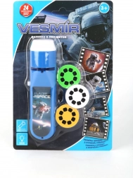 Taschenlampe und Weltraum-Projektor – Kinder-Projektionsset