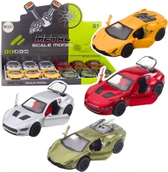 Metallsportwagen mit Aufziehantrieb, Licht und Sound