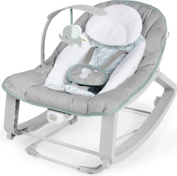 Ingenuity Vibrations-Schaukel & Babywippe 3-in-1 Keep Cozy Weave