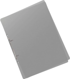 Ordner A5 mit 2-Ring-Mechanik Lines, rauchgrau