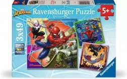 Puzzle 3x49 Teile SPIDERMAN
