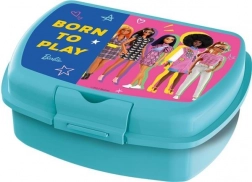 türkisfarbene Barbie-Brotdose