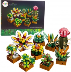 Bauset Exotische Blumen im Blumentopf, 913 Teile