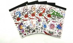 Temporäre Tattoos im Block – 280 Stück, Motivmix