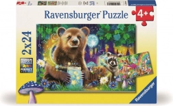 Puzzle Freunde aus dem Zauberwald 2x24 Teile