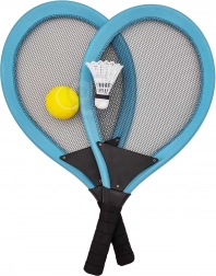 Kinder Sportset mit Schlägern für Tennis und Badminton von Woopie