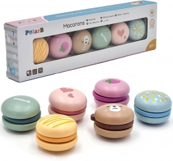 Holz-Macarons PolarB Viga – Set für die Kinderkonditorei
