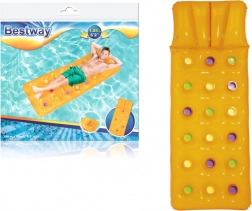 Bestway aufblasbare Luftmatratze fürs Wasser mit Kissen 188 × 71 cm – Orange