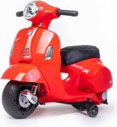 Elektrisches Kinder-Motorrad BABY MIX VESPA rot