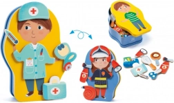 Djeco magnetisches Spiel Berufe