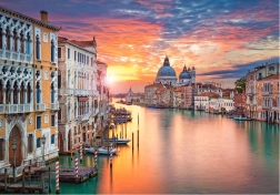 Puzzle 500 Teile Venedig bei Sonnenuntergang