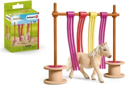 Schleich Set: Pferd mit Hindernissen und Aufklebern