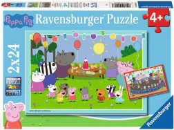 Ravensburger Puzzle Peppa Wutz auf der Feier 2×24 Teile