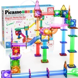 Magnetische Kugelbahn PICASSO – Bausatz 50 Stk.