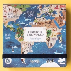 Londji Taschenpuzzle Weltreise 100 Teile