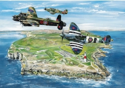 Puzzle Flügel über Portland 500 Teile