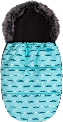 Luxuriöser Kinder-Winterfußsack Belisima Schnurrbart