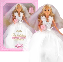 Woopie Puppe Lily 30 cm Braut mit Hochzeitszubehör