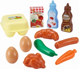 Écoiffier Kinderfrühstück im Netz, Lebensmittelsatz 11-teilig